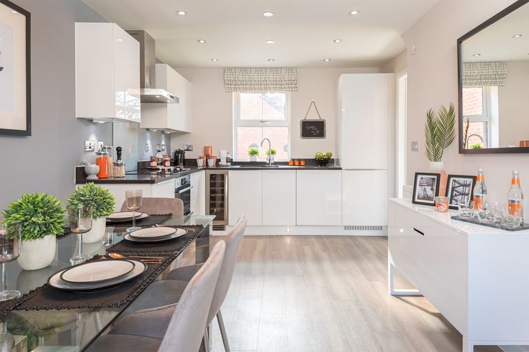 Property 3 of 9. Open Plan Kitchen In The Hadley Special 3 Bedroom Home