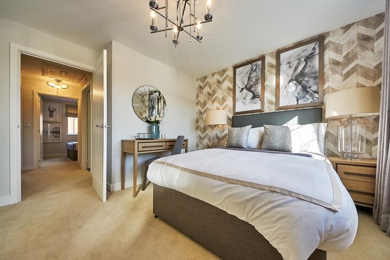 Property 1 of 15. The Main Bedroom Is Spacious And Inviting - Typical Taylor Wimpey Home