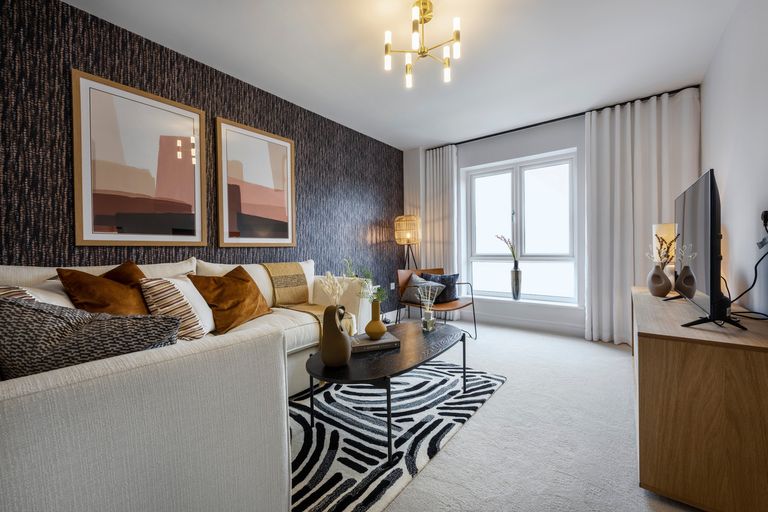 Property 3 of 12. Indicative Living Room, Contemporary Modern Decoration