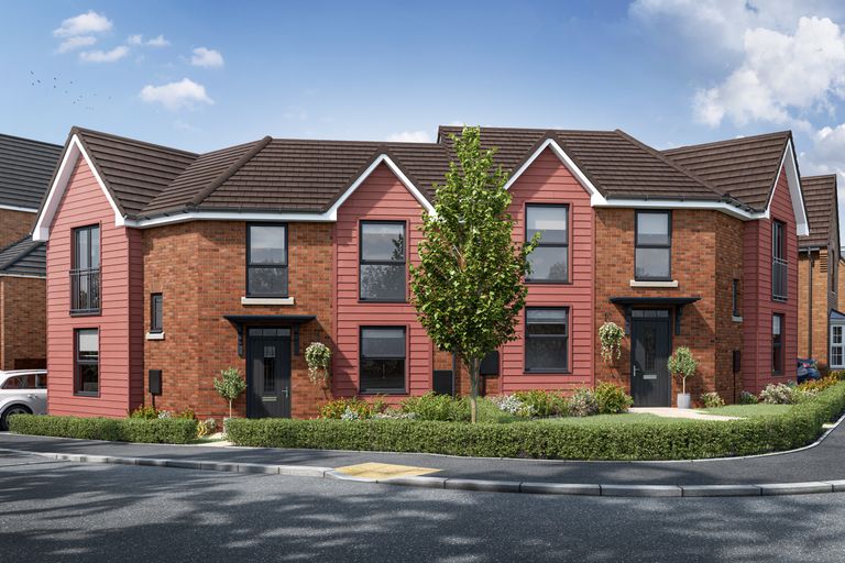 Property 1 of 9. External View Of The Three Bedroom Fairway At New Lubbesthorpe