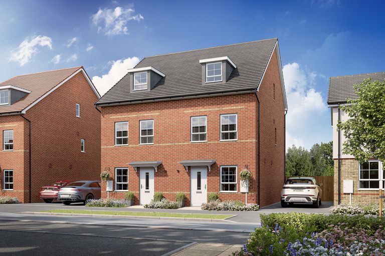 Property 1 of 9. Outside Of The 3 Bedroom Knightwood At Hawthorne Grove