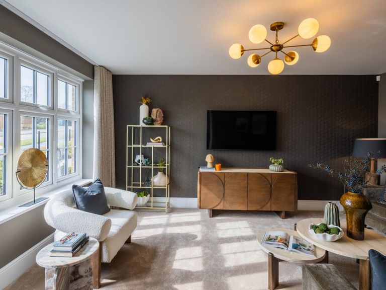 Property 3 of 9. Living Room Of The Cambridge, A 4 Bedroom House