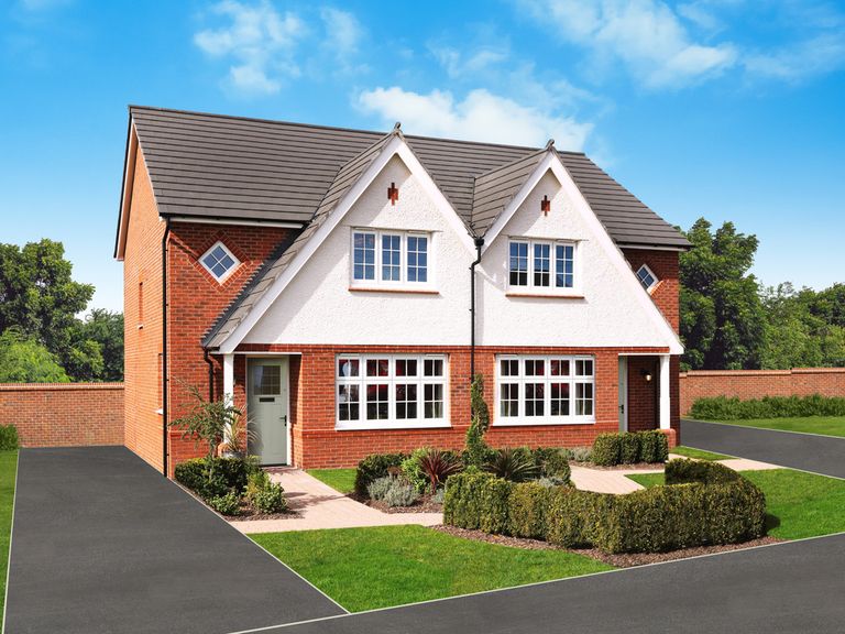 Property 1 of 10. The Letchworth Semi - 3 Bedroom Home - Render