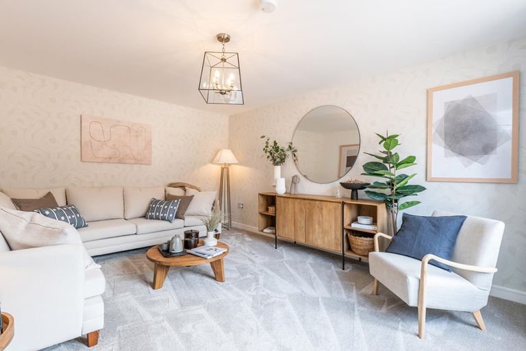 Property 3 of 12. A Well Proportioned Lounge Overlooks The Front Of The Home