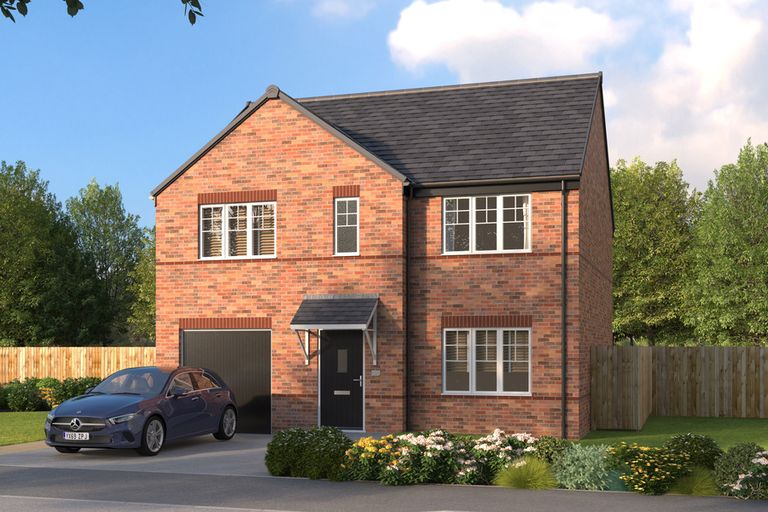 Property 1 of 12. Computer Generated Image, Indicative Exterior, New Build Home