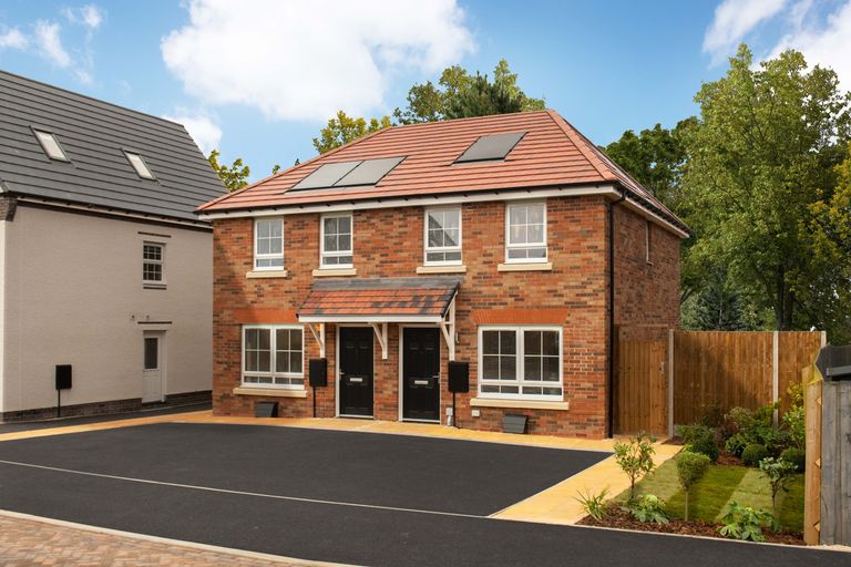 Property 1 of 8. Semi-Detached Brick Archford Homes At The Damsons