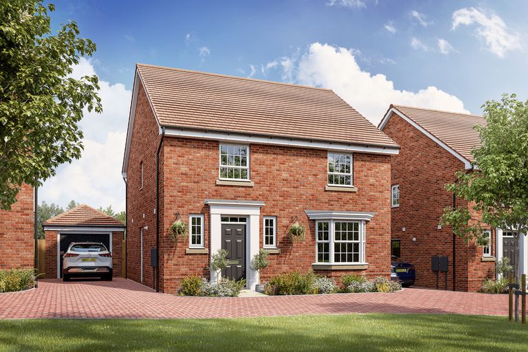 Property 1 of 9. Outside View Of The 4 Bedroom Winterton At Brookwood Meadows