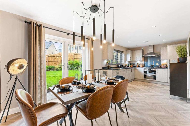 Property 3 of 4. The Newton Show Home At High Hill View, New Mills- June 2024