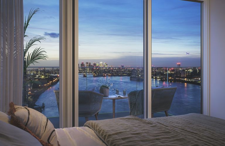 Property 1 of 25. Sailors Wharf Bedroom CGI