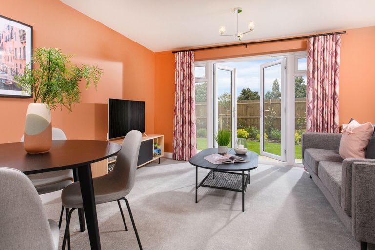 Property 3 of 7. Wilford Lounge With Dining Area Featuring French Doors Onto Garden