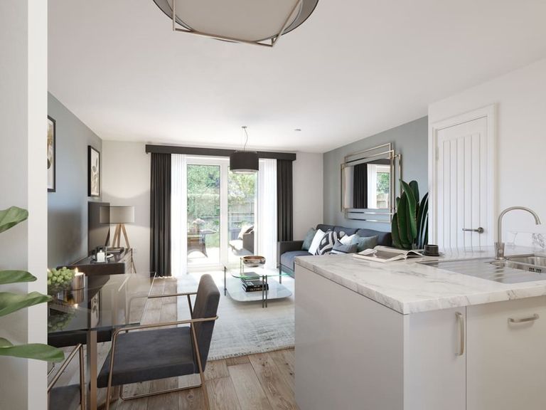 Property 3 of 10. French Doors Leading From The Kitchen To The Rear Garden