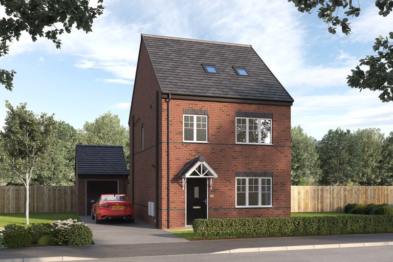 Property 1 of 11. Computer Generated Image, Indicative Exterior, New Build Home