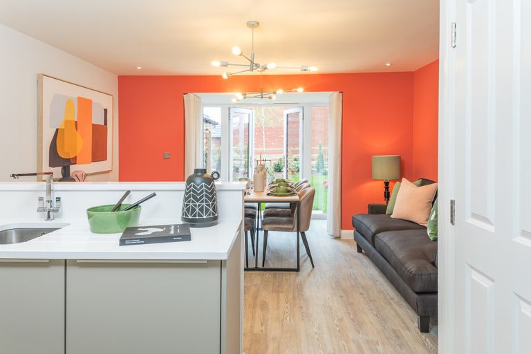 Property 2 of 10. Open Plan Kitchen In The Draycot 3 Bedroom Home