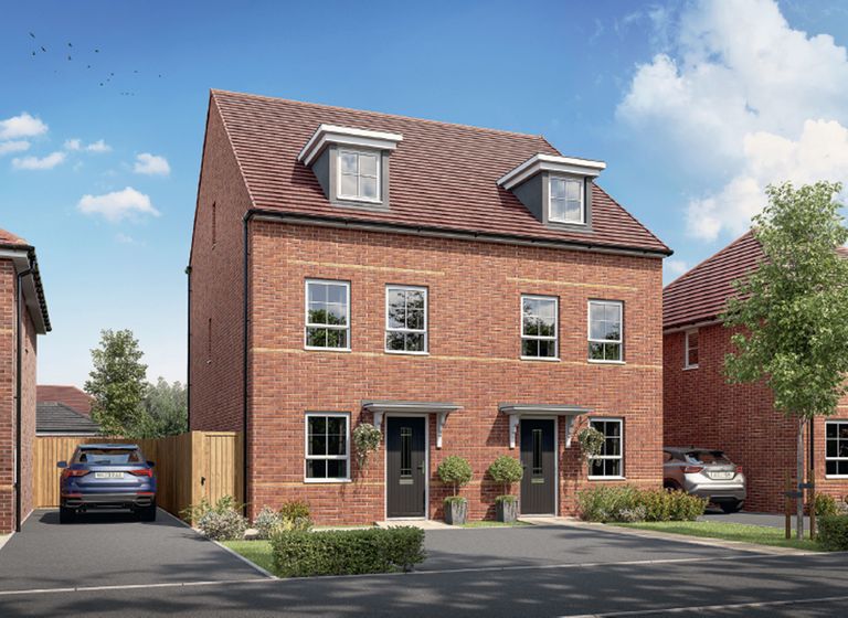 Property 1 of 10. Silkin Meadows Knightwood Brick CGI