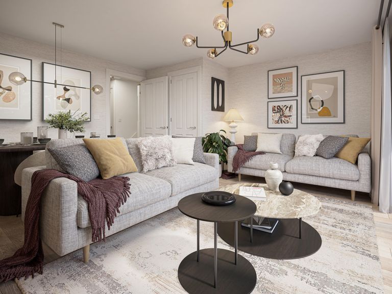 Property 1 of 7. Internal CGI Of The Folkestone Lounge Ftb