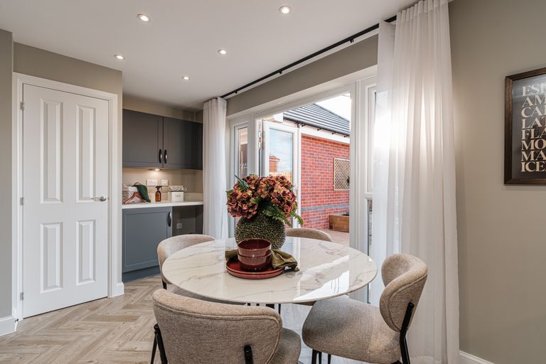 Property 3 of 10. Interior View Of The Kitchen &amp; Dining In Our 2 Bed Linstead