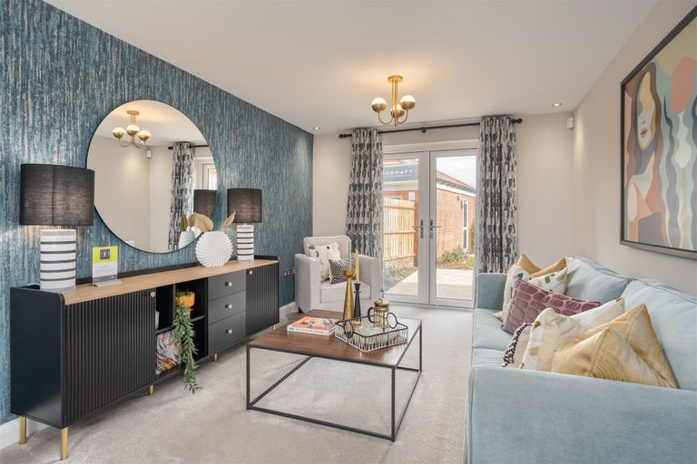Property 3 of 8. Inside View Of The Alderney Lounge. 4 Bed Home.