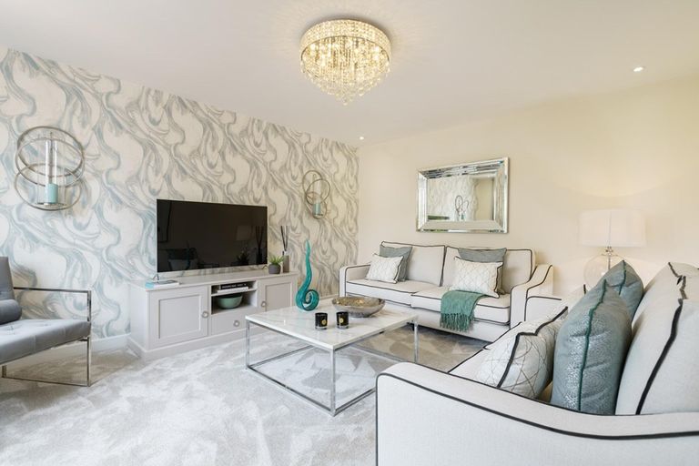 Property 1 of 12. Open Plan Lounge With Plenty Of Space For An L Shaped Sofa