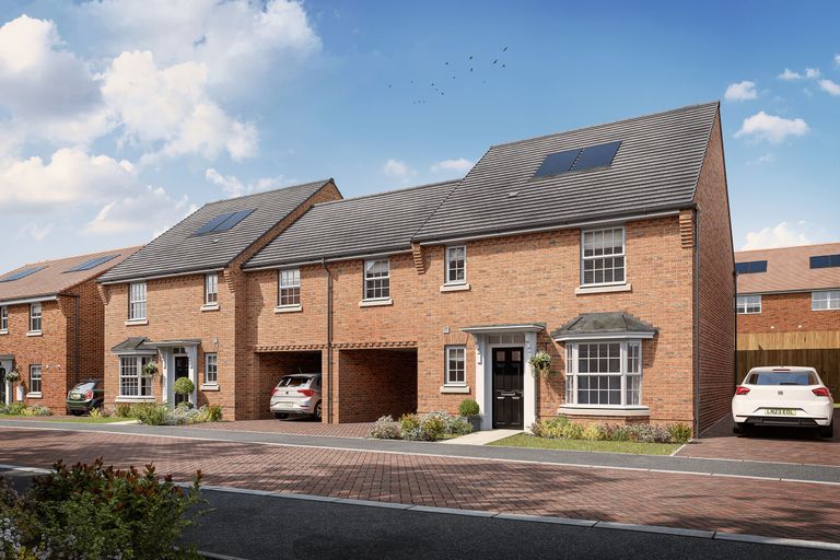 Property 1 of 10. External CGI Of The Frieston With Pitched Bay Window