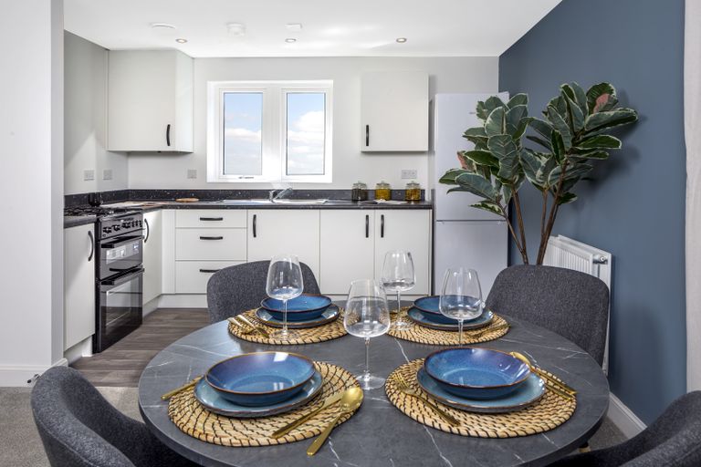 Property 3 of 9. Tewksbury Apartment Dining Area Ikea Dressed
