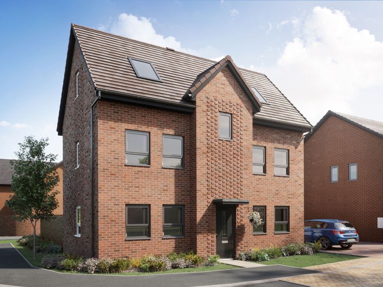 Property 1 of 9. CGI External Image Of The Birchfield House Type At Glenvale Park