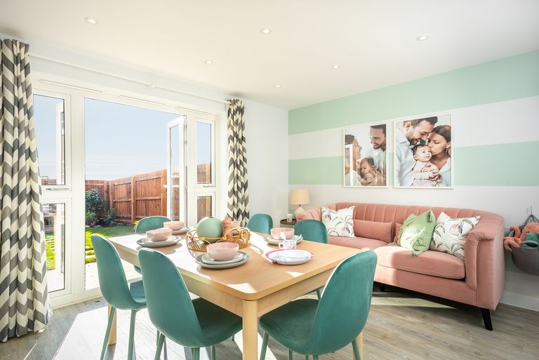 Property 3 of 9. Open Plan Kitchen Diner With Family Seating Area And French Doors Onto Your Rear Garden