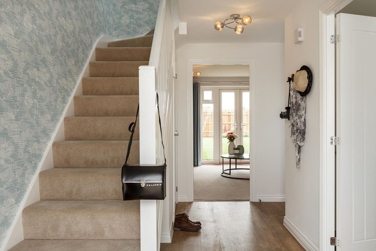 Property 2 of 12. The Chelbury Has A Spacious Hallway With Under Stair Storage
