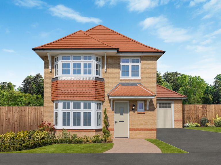 Property 1 of 8. The Stratford Lifestyle External Image With A Garage And Landscaped Surroundings