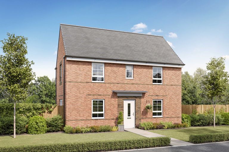 Property 1 of 10. Exterior CGI View Of Our 3 Bed Moresby Home