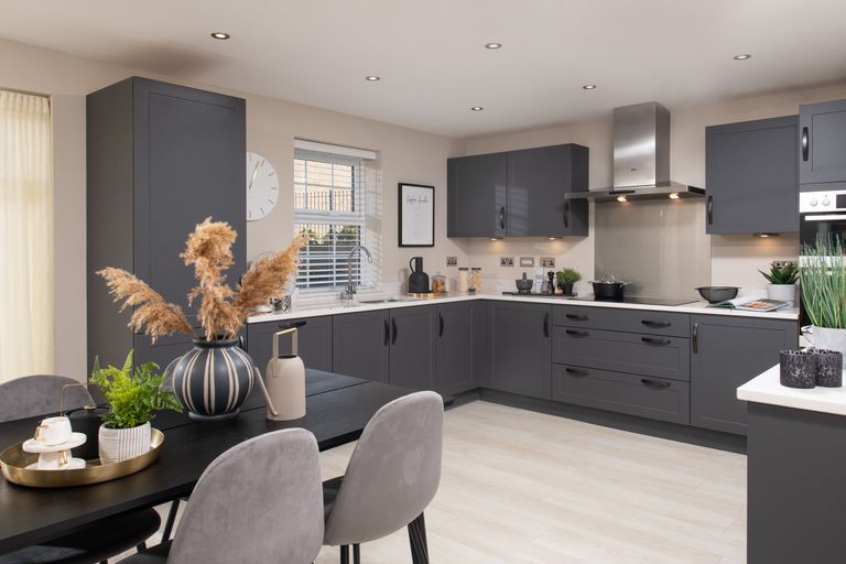 Property 3 of 10. Inside View 4 Bedroom Chelworth Kitchen With Dining Space