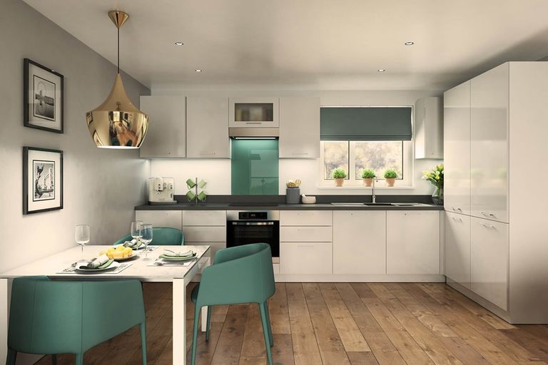 Property 3 of 8. A Modern Easy To Clean Kitchen