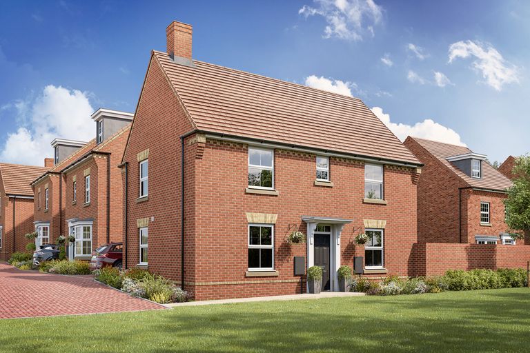 Property 1 of 7. Outside Of The 3 Bedroom Foxglove At Brookwood Meadows