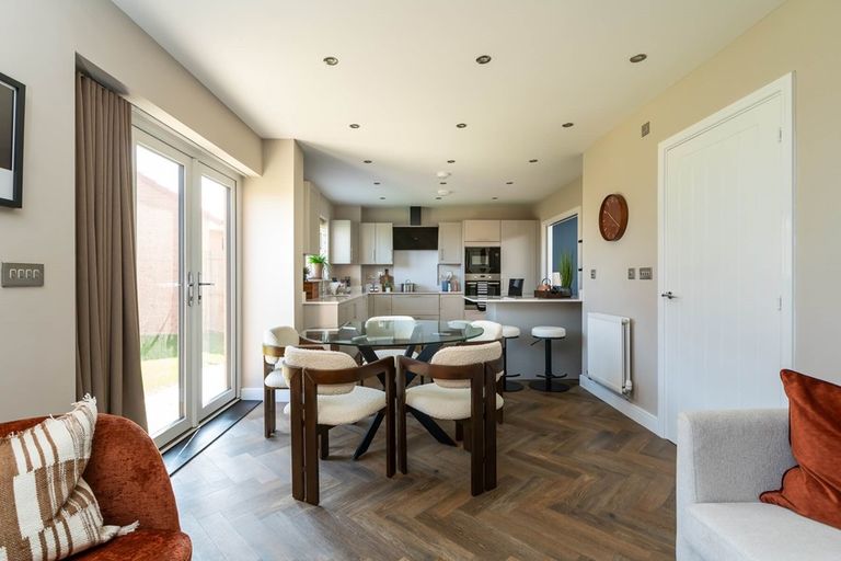 Property 3 of 13. The Dining Area Flows Into The Garden Through Double Doors