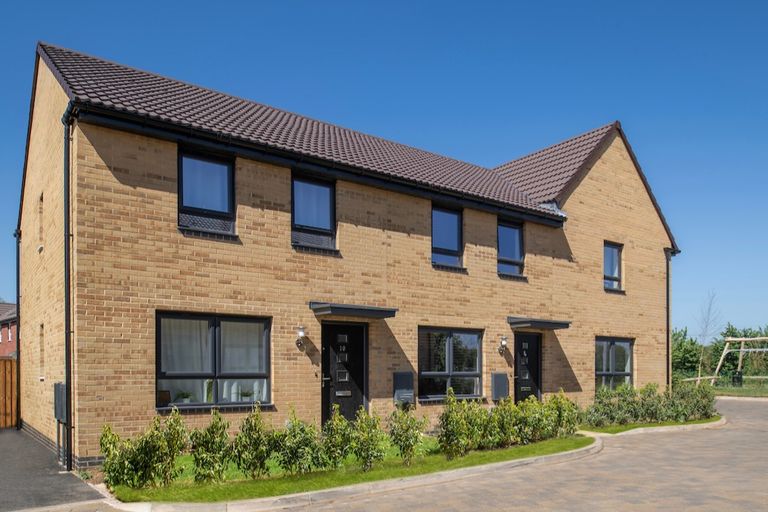 Property 1 of 9. External View Of The Archford 3 Bedroom Home At Ladden Garden Village