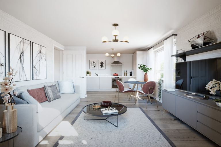 Property 3 of 6. Living Room In A 2 Bed Maldon