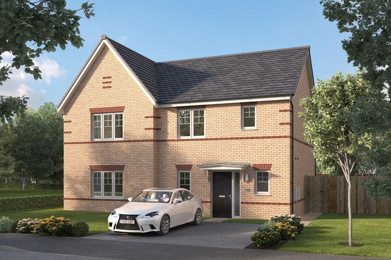 Property 1 of 9. Computer Generated Image, Indicative Exterior, New Build Home