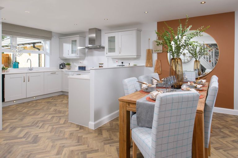 Property 3 of 10. Avondale Open-Plan Kitchen With Bay-Fronted Dining Area
