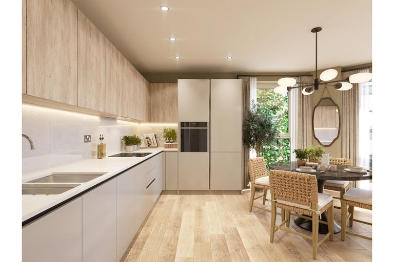 Property 3 of 13. Contemporary Kitchen In The Natural Palette