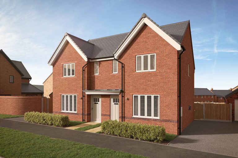 Property 1 of 9. Exterior Kempton 3 Bedroom New Build