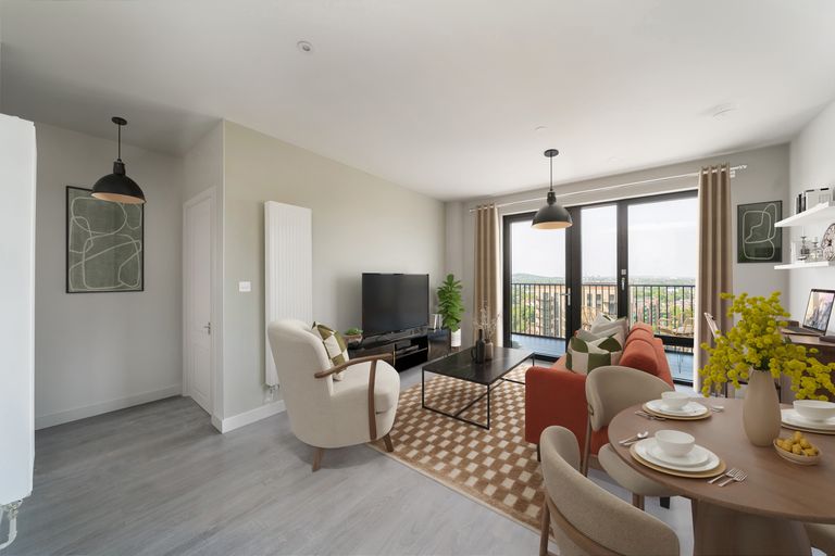 Property 1 of 5. Pullman Virtually Staged Living / Dining Room