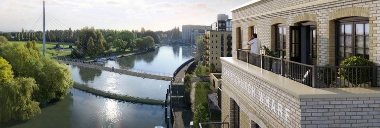 Property 1 of 4. A Balcony Image Looking Over The River In Reading