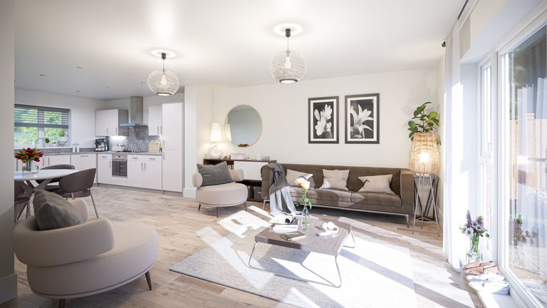 Property 3 of 9. Ds14077 [Lh] Bluebell Plot 35 - Int Living Room