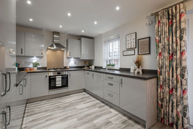 Property 2 of 10. Interior View Of The Kitchen In Our 4 Bed Kingsley Home