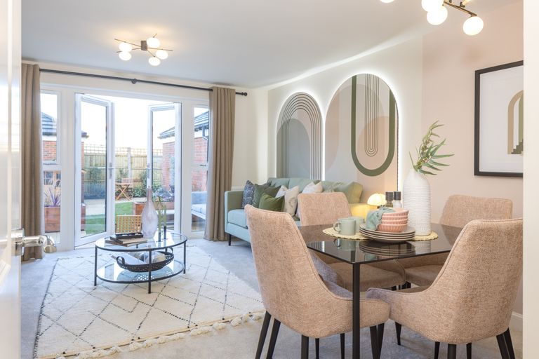 Property 3 of 10. Lounge And Dining Room In The 3 Bedroom Norbury