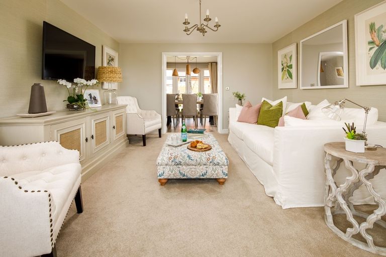 Property 3 of 13. Sociable Entertaining With Doors Leading Through To The Dining Area