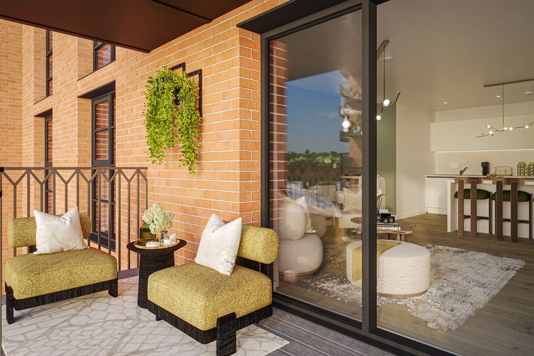 Property 2 of 7. Wilkinson Apartments - Balcony 1