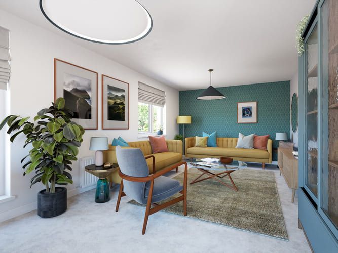 Property 1 of 12. Space For Two 3-Seaters Sofas, Perfect For Those Cosy Nights In