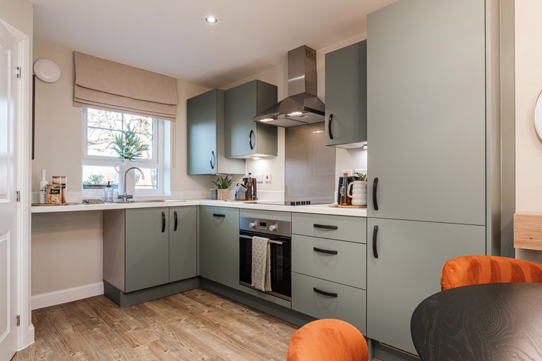 Property 1 of 7. Interior View Of The Kitchen In Our 2 Bed Denford Home