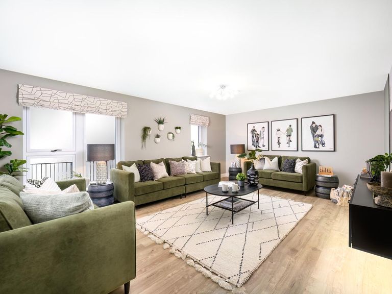 Property 3 of 11. Hollymead Square, Show Home Living Room