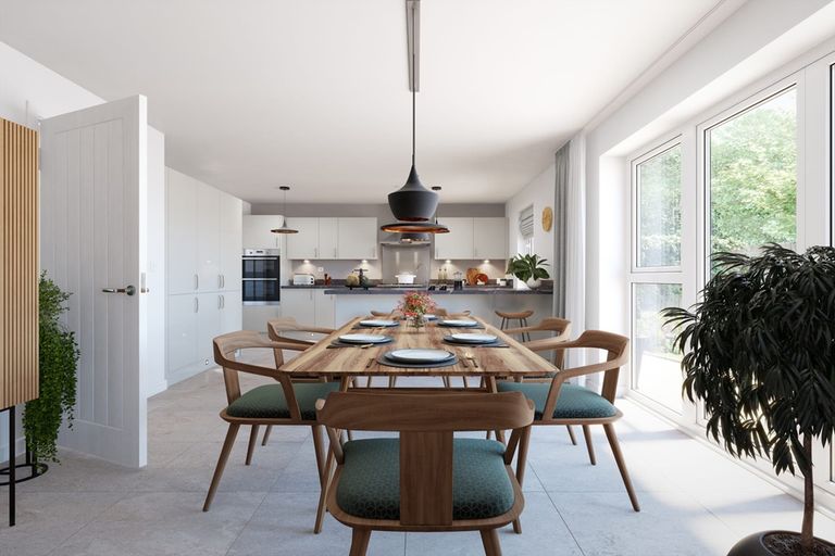 Property 3 of 13. Large Open Plan Kitchen/Dining Area Is A Wonderfully Sociable Space